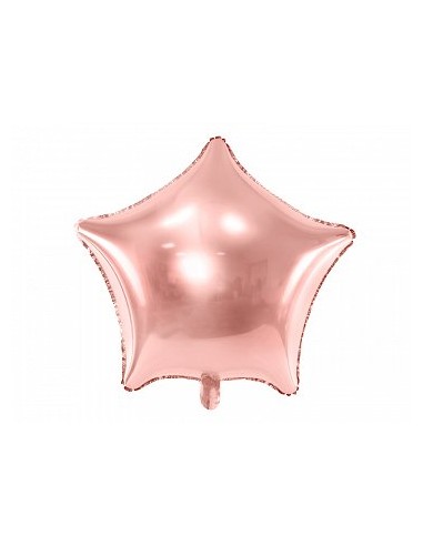 Globo foil Estrella 70 cm,oro rosa