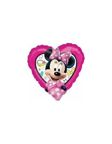 Globo foil Minnie corazón , 43 cm