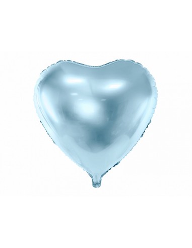 Globo foil Corazón azul , 45 cm