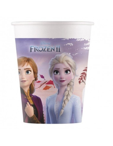 Vasos Frozen 2 biodegradables 8uds