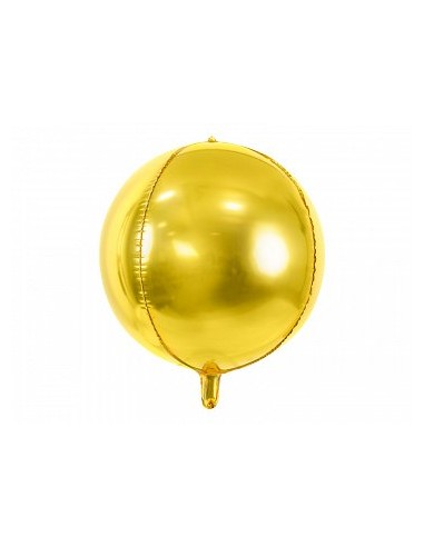 Globo foil  bola dorada ,40 cm