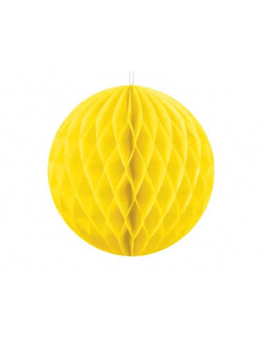 Bola de nido de abeja amarilla , 10 cm