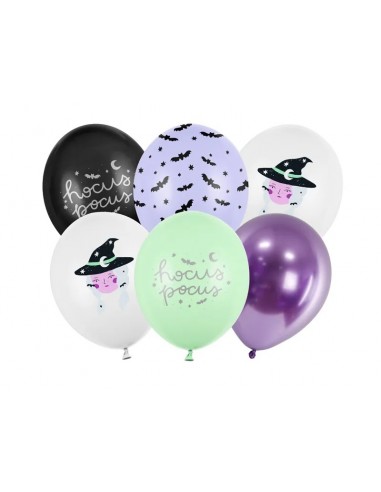 Set de globos bruja , 6 uds