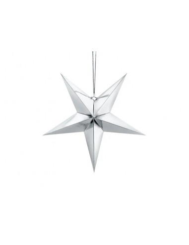 Estrella plata , 45 cm