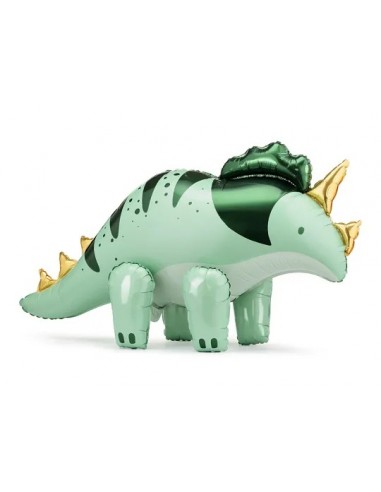 Globo Dinosaurio Triceratops verde ,...