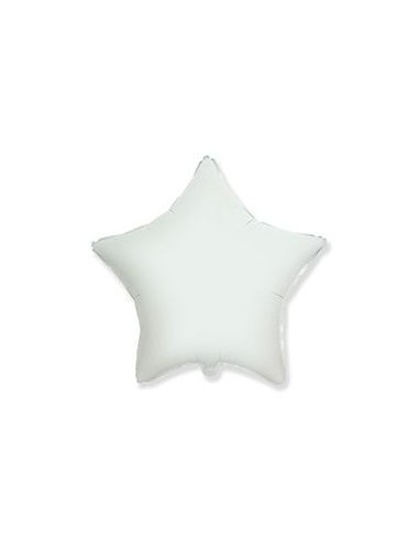 Globo estrella blanco , 48 cm