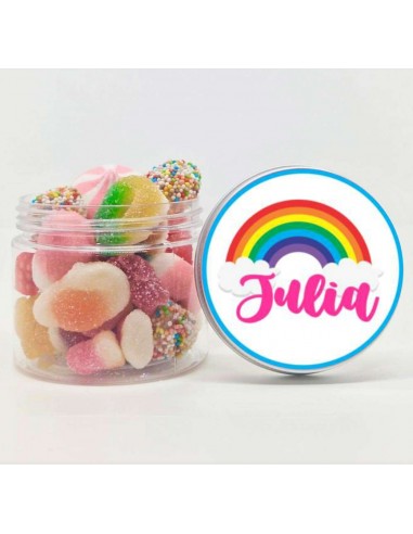 Bote de chuches modelo Arcoiris Beigh