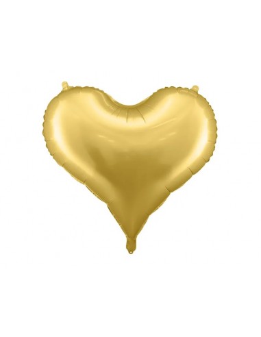 Globo corazón dorado,75 x 64,5 cm