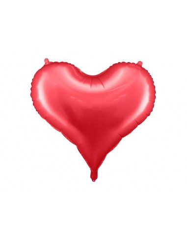 Globo corazón rojo,75 x 64,5 cm