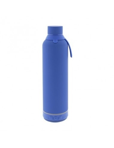 Botella azul con altavoz,600 ml