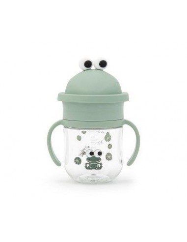 Vaso de aprendizaje frog verde menta