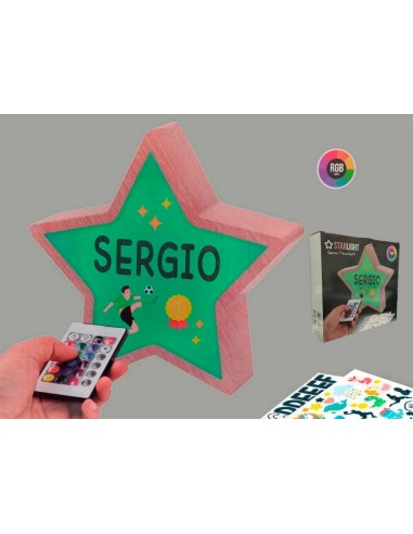 Lápara estrella para personalizar