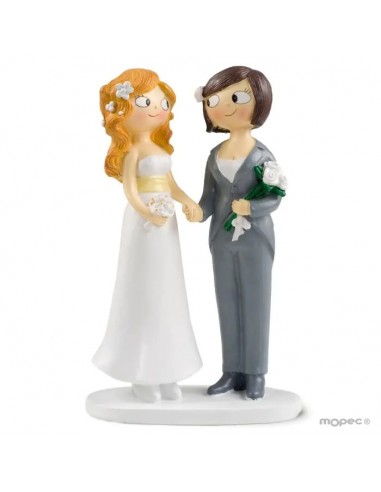 Figura novias tarta