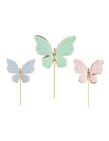 Toppers mariposas