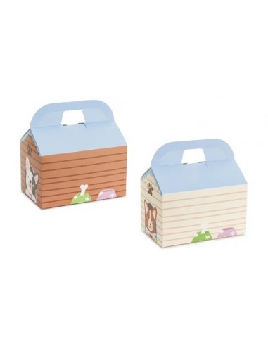 Cajas perritos,6 uds