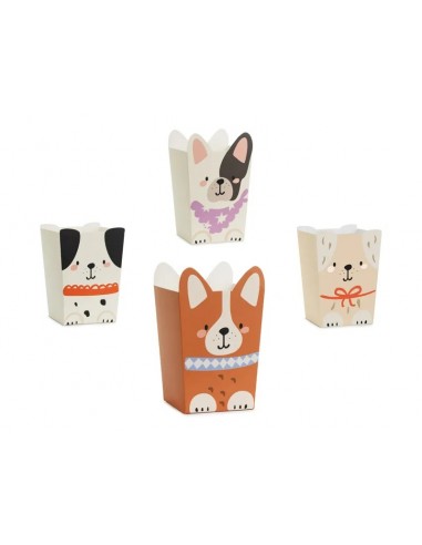 Cajas de palomitas perritos,6 uds