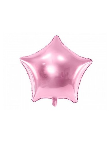 Globo estrella rosa 48cm