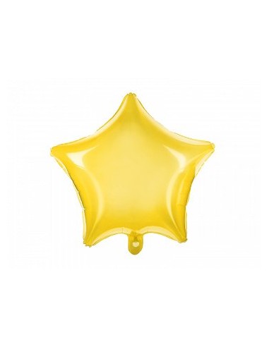 Globo poliamida Estrella amarillo 48cm