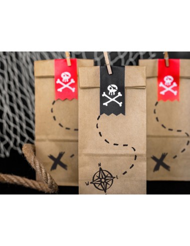 Bolsas para chuches Piratas ,6 uds