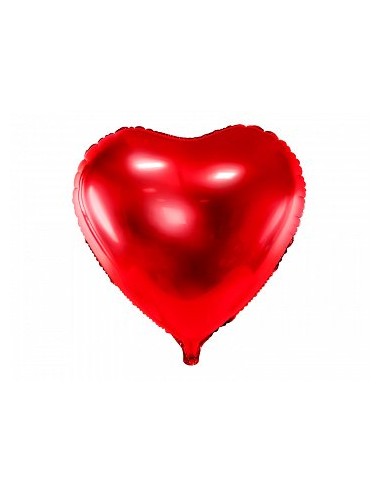 Globo foil corazón rojo 45 cm