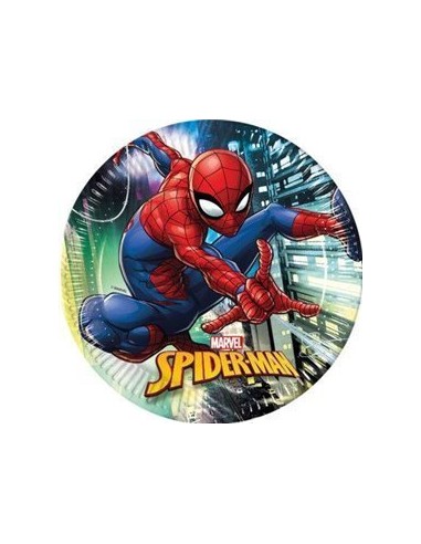 Platos Spiderman 23 cm 6 uds