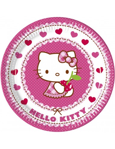 Platos Hello Kitty 23 cm 6 uds